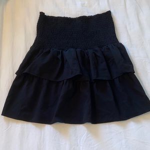 High Waisted Black Skirt